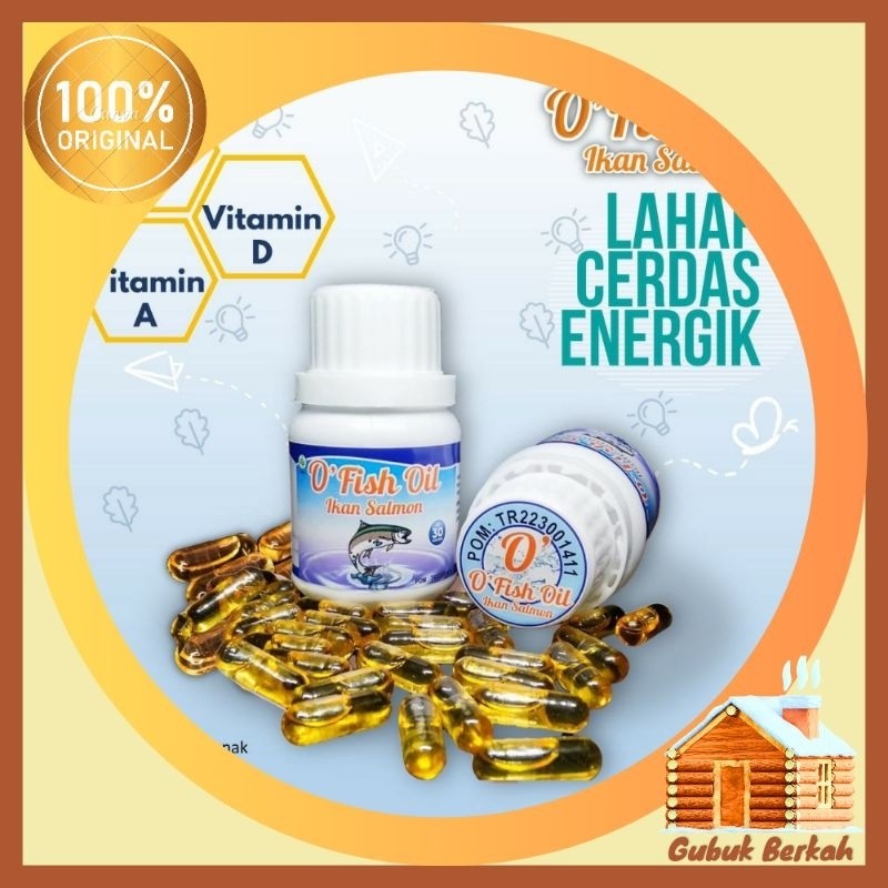 

Minyak Ikan Salmon O Fish Oil Nutrisi Alami & Sangat Baik Untuk Buah Hati Menambah Nafsu Makan Cerdas Energik - Original