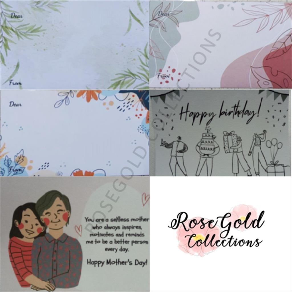 

[1 PCS] Kartu Ucapan/Greeting Card
