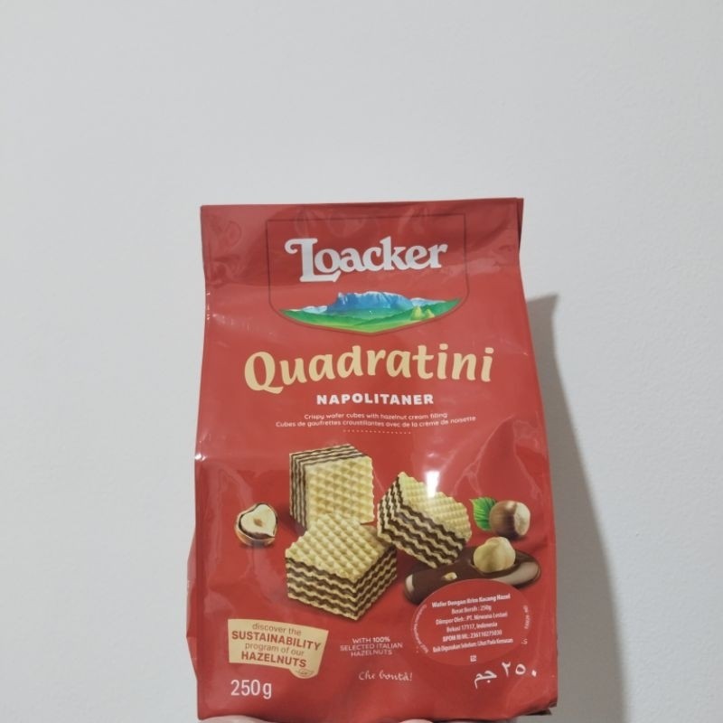 

Loacker Wafer 250gr Pack Besar