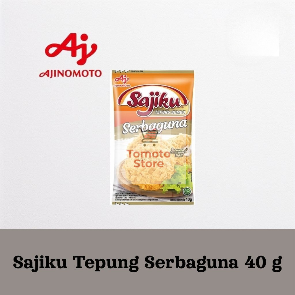 

[ TOMOTOSTORE ] AJINOMOTO Sajiku Tepung Bumbu Serba Guna Sachet 40 gr