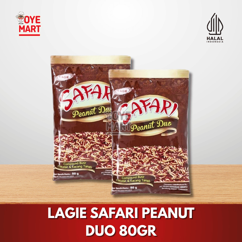 

LAGIE SAFARI MESES PEANUT DUO 80GR