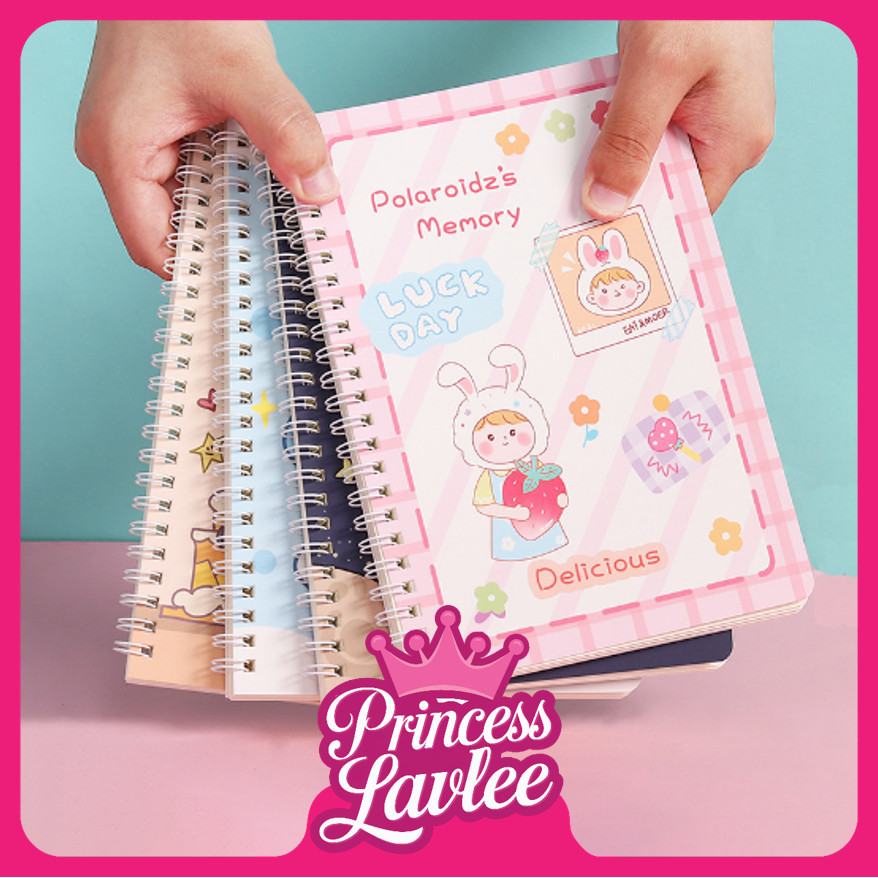

PL S5908 Buku Catatan Buku Diary Buku Tulis Random Notebook Ring Motif Random A5 Buku Tulis Sekolah Isi 60 Lembar