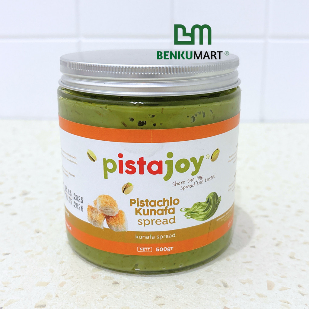 

Pistajoy Pistachio KUNAFA Spread 500 gr – Selai Pistachio dengan Kunafa Premium, Creamy & Gurih