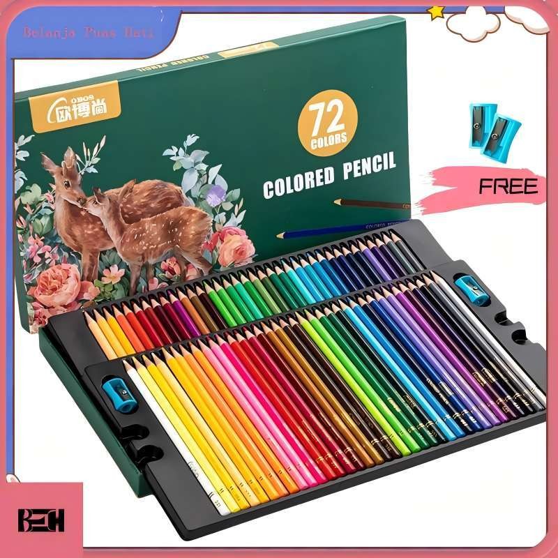 

High Grade Oil Pencil Color Pensil Warna Minyak 48/72 Warna