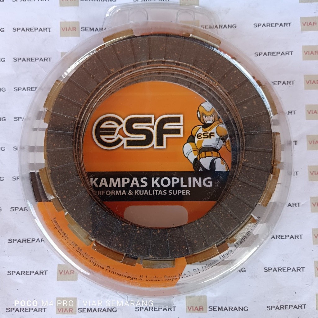 Viar - Kampas Kopling viar 150 200 300 kampas kopling isi 7 roda 3 viar tossa giga original ESF