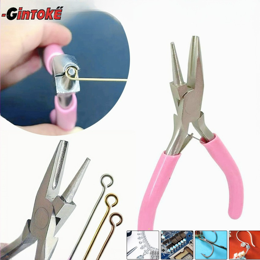 PRAKTIS 5 Inch Tang Loop Tang Pembulat Kawat Tang Pembuat Umpan Lure Beadsmith Tang Loop Concave