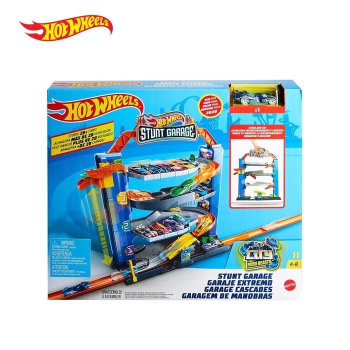 RAZZ Hotwheels Hot Wheels City Robo Beasts Stunt Garage Original