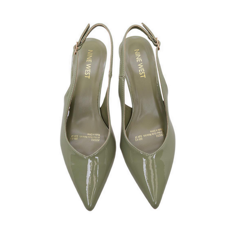 FAVORIT PAYLESS NINE WEST WOMENS GENNA WEDGES - OLIVE_04