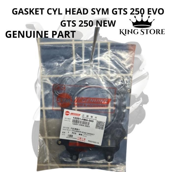 Gasket Cylinder Head Original Sym Gts Evo 250 Sym Gts 250 Evo Sym 250 Gts evo Genuine Part