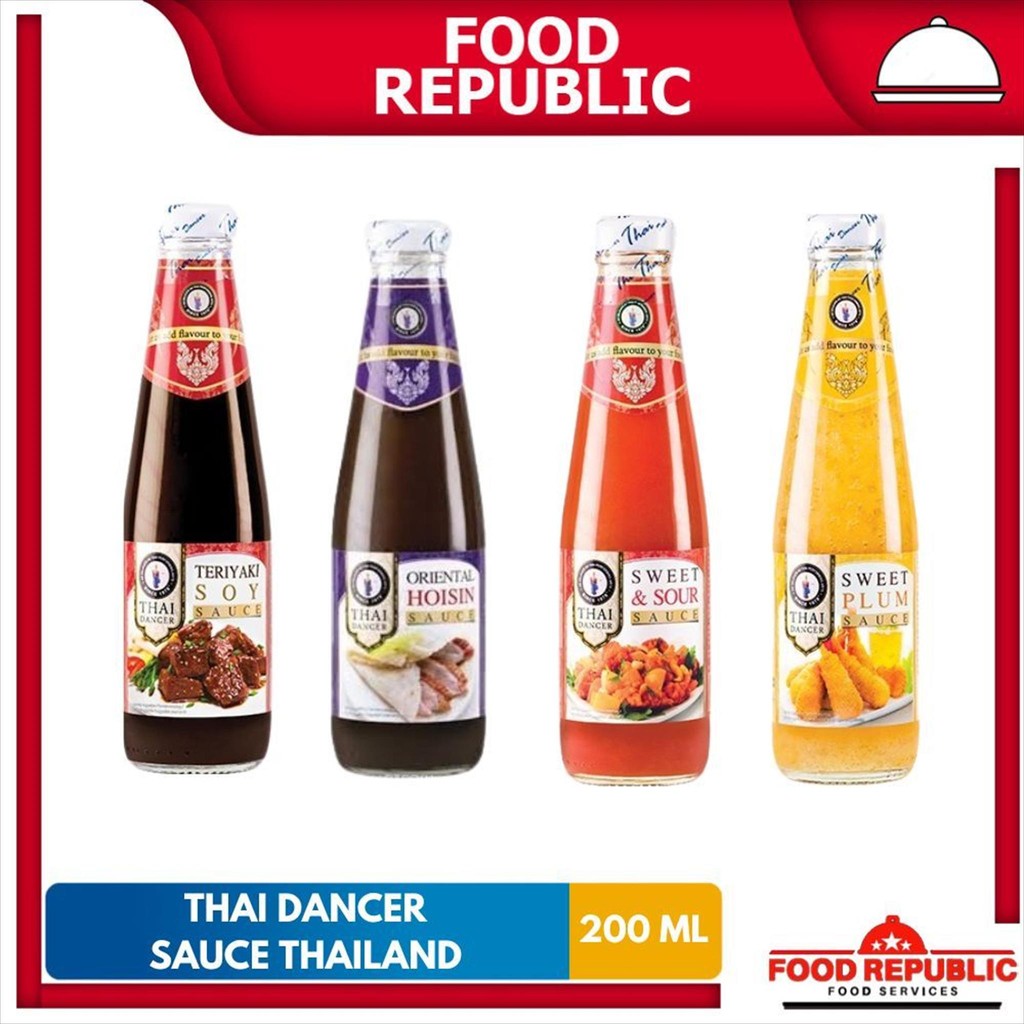 

Thai Dancer Sauce Sweet Plum / Sweet Sour / Teriaki / Hoisin Thailand 200ML