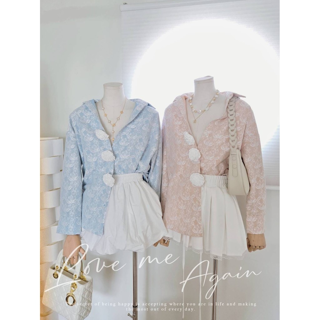 bkkclothe. LAMOON KOREA SHIRT TOP COTTON CANDY ( IMPORT BANGKOK ) READY STOCK