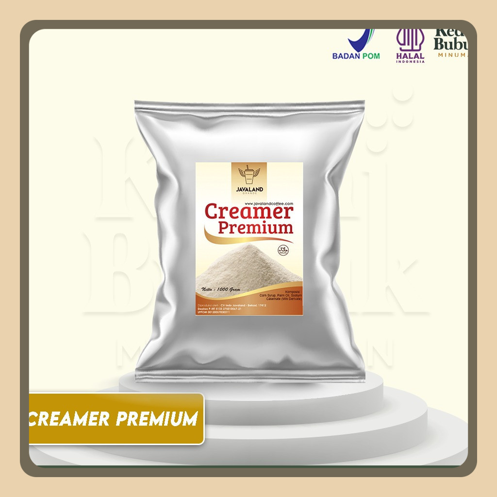 

Javaland Bubuk CREAMER / KRIMER 1Kg - PREMIUM | Non Dairy | Creamy Café