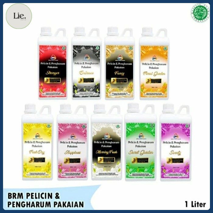 BRM Pelicin dan Pengharum Setrika Pakaian Pewangi Laundry 1L