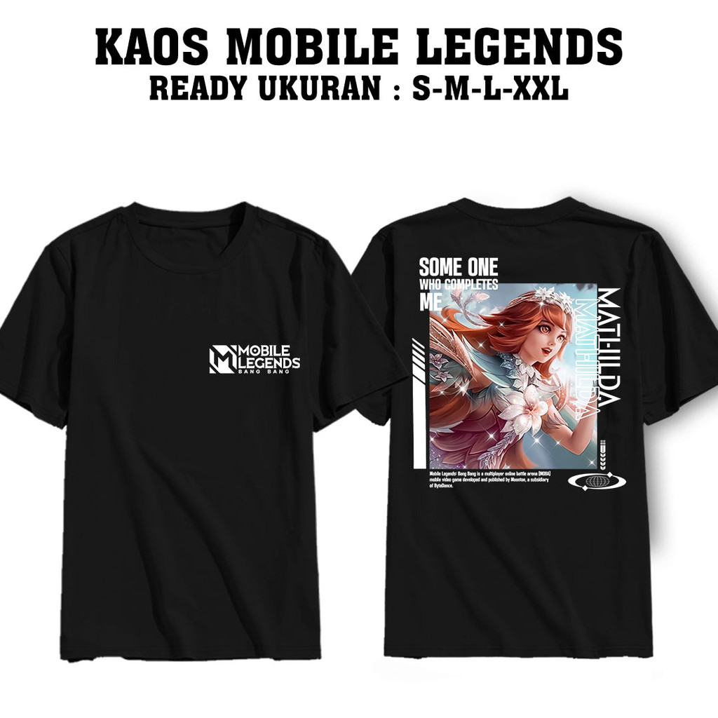 Housemith - KAOS HERO MOBILE LEGENDS [ Mathilda ] MOBILE LEGENDS PREMIUM QUALITY BAJU GAMING ML - Ka