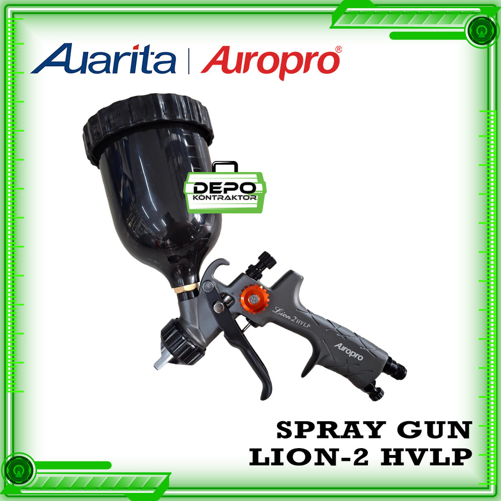 Spray Gun AUROPRO LION 2 HVLP 1.3mm Cup 600ml  LION-2 AUARITA