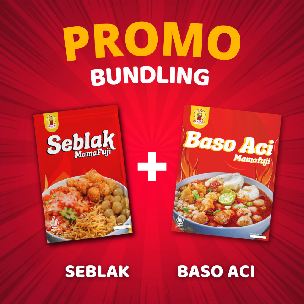 

Mamafuji - PROMO BUNDLING !!! SEBLAK & BAKSO ACI