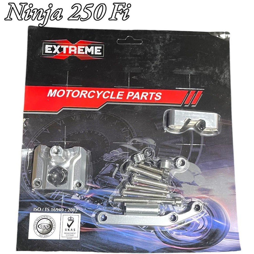 Bisa cod Promo Breket Stabilizer Steering Dumper Motor Ninja 250 Fi Full Cnc Kualitas Terbaik MV