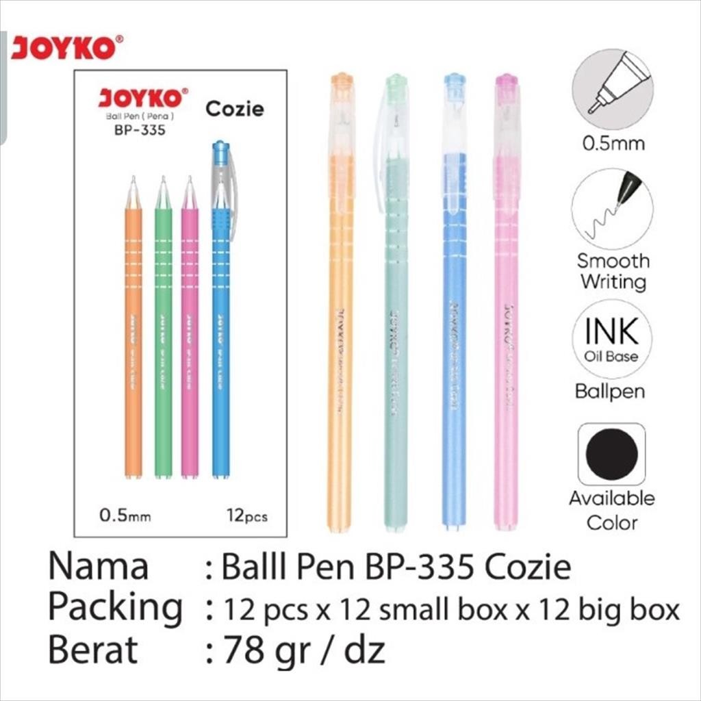 

[PAM] Ball pen Joyko BP-335 Cozie (12pcs)