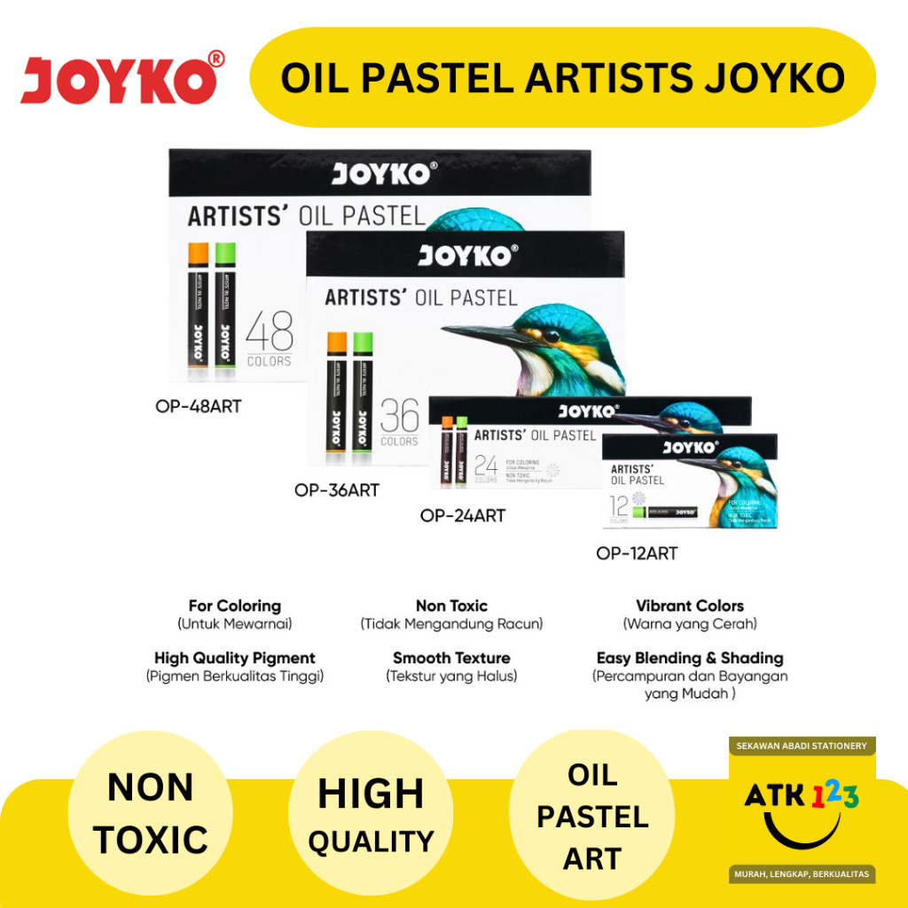 Crayon Oil Pastel Artist Joyko OP-ART 36