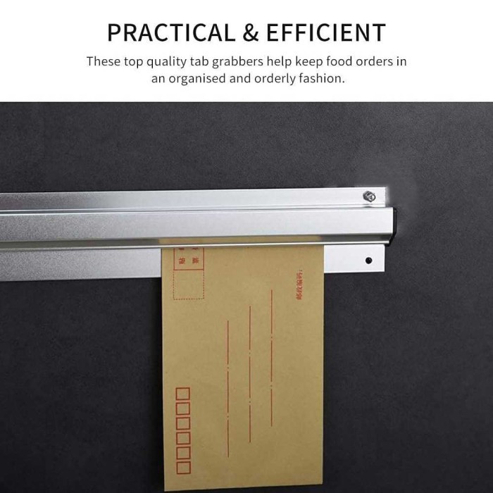 

Promo Bill Holder Gantungan Panjang Pendek Penjepit Kertas Pesanan Restoran Menu Dapur Koki Order - Silver, 50 cm terlaris
