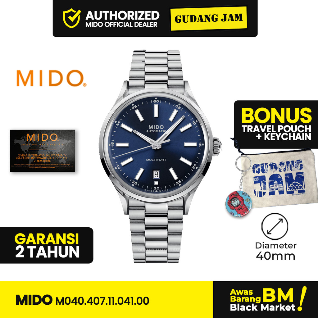 Mido Pria Multifort Patrimony Powerwind M040.407.11.041.00 Swiss Watches