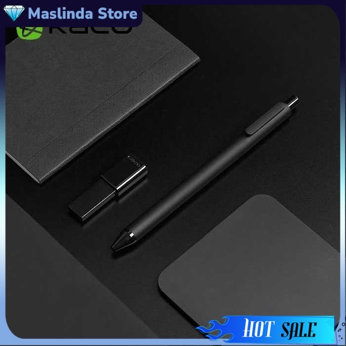 

PURE Pena Pulpen Bolpoin Gel Black Ink 0.5mm 10 PCS