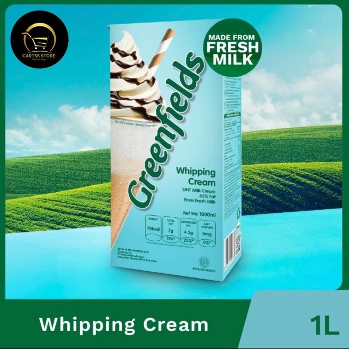 

Greenfields Whipping Cream 1 Liter