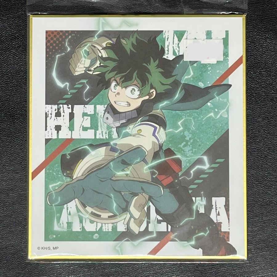 My Hero Academia Shikishi Illustration 12x13.5cm - Midoriya Izuku Deku