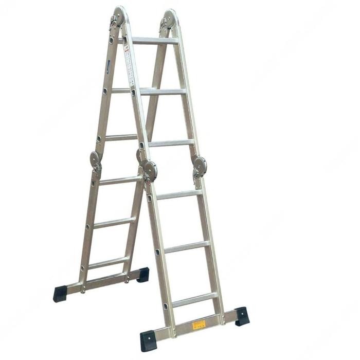 Tangga Lipat Aluminium KRISBOW 3 Meter Tangga Aluminium Anti Selip