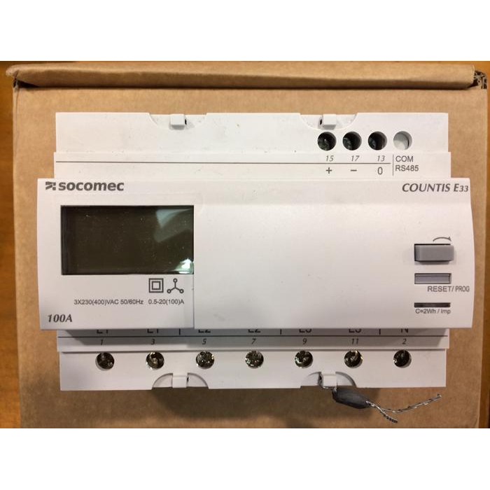 KWH SOCOMEC COUNTIS E33 3P 100A RS485