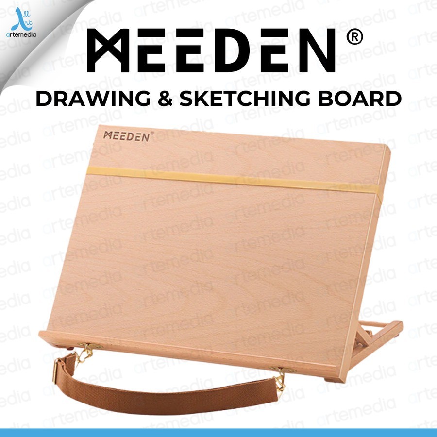 

Meeden Drawing & Sketching Board Studio Artist Table Top Papan