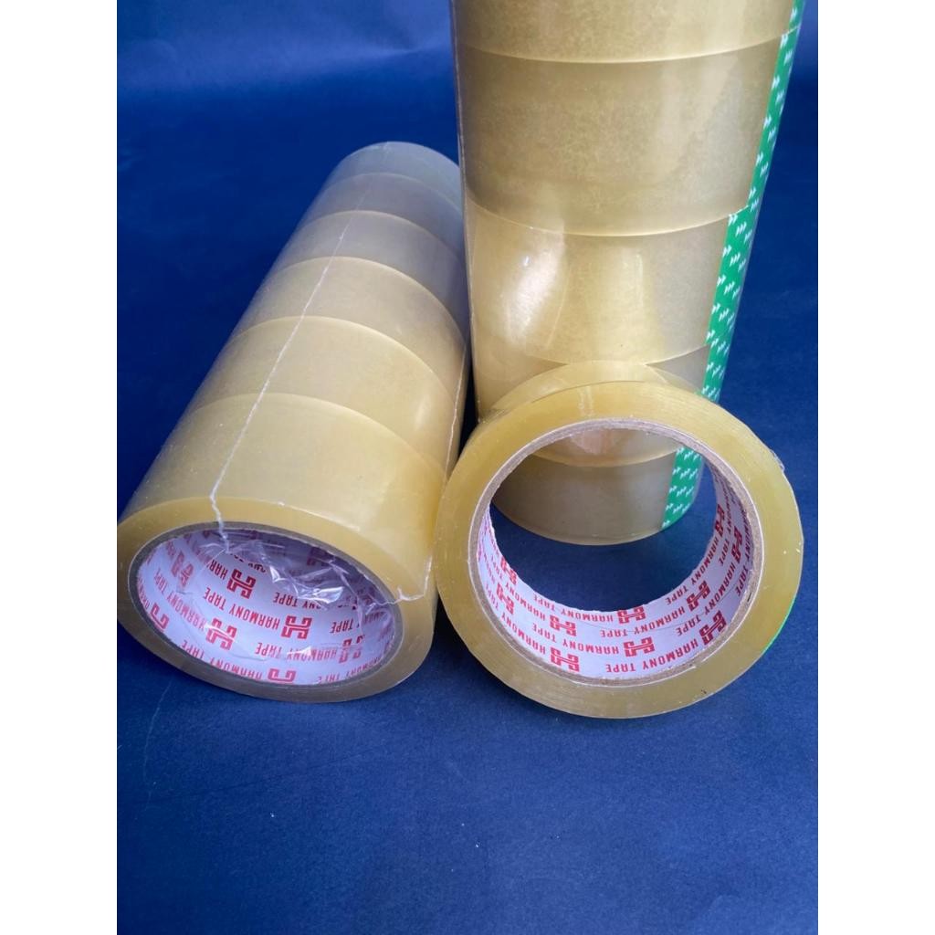 

Lakban Bening 45mm x 100Y Warna Kuning | 1 Slop 6 Roll | Solusi Packing Usaha