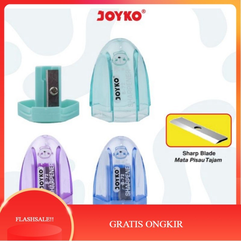 

【AGNES_ID】SALE!! Rautan/sharpener Joyko B.72 ( 1pak/24pcs )