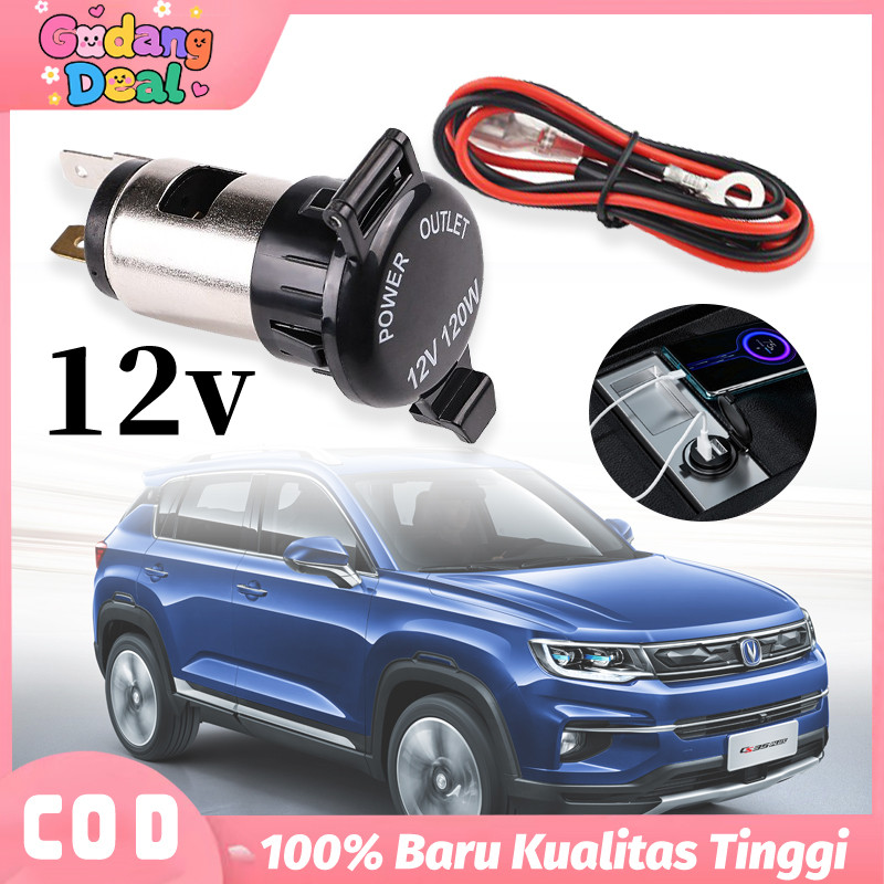 Car Lighter Socket Colokan Lighters Mobil Power Supply Outlet 12v Soket Plug Pemantik Anti Air