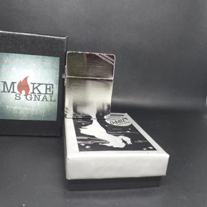 Zippo Replica 1935 Brushed Chrome with Slash 1935 Original