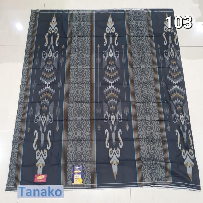 Sarung Tenun Atlas Premium 745 Kain Sarung Atlas dobby kembang motif - 103