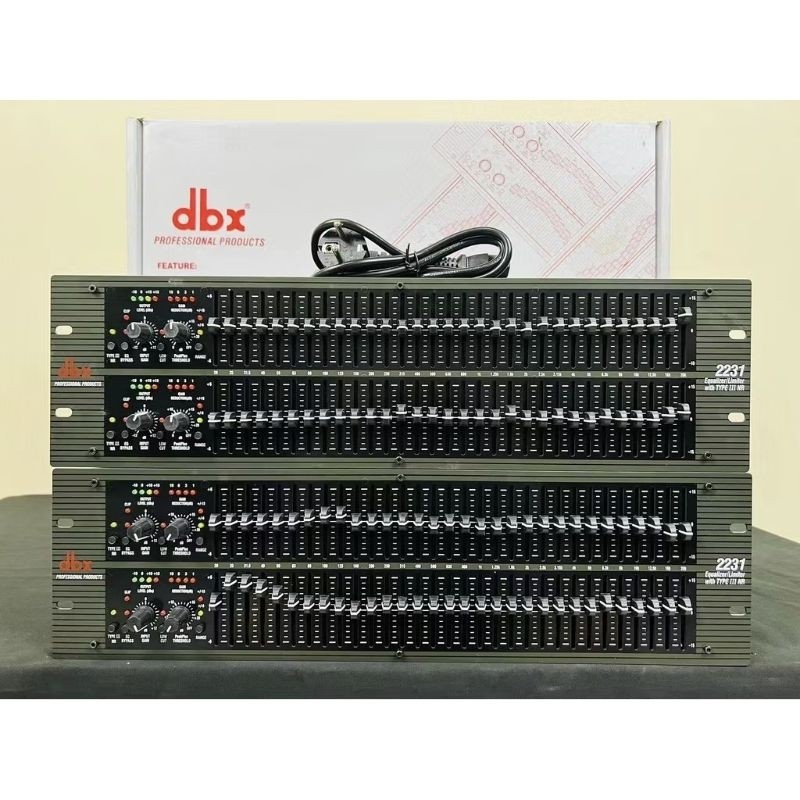 EQUALIZER DBX 2231 2231 31 BAND EQUALISER NEW ORIGINAL
