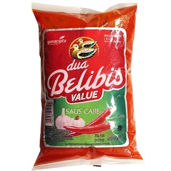 

Saus Cabai bantal Belibis Saus Cabe Value Saus Isi Ulang Kemasan 1 Kg