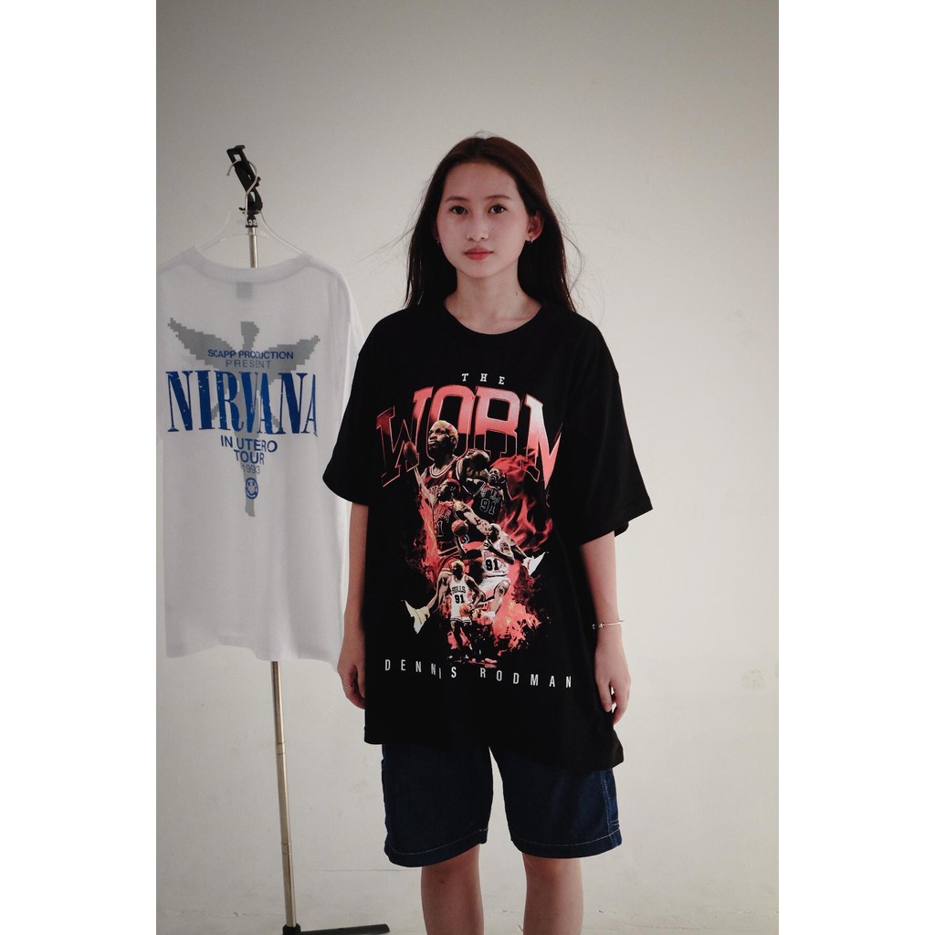 [COD] SCAPP | Dennis Rodman The Worm Black | Oversized Tee Original Tee