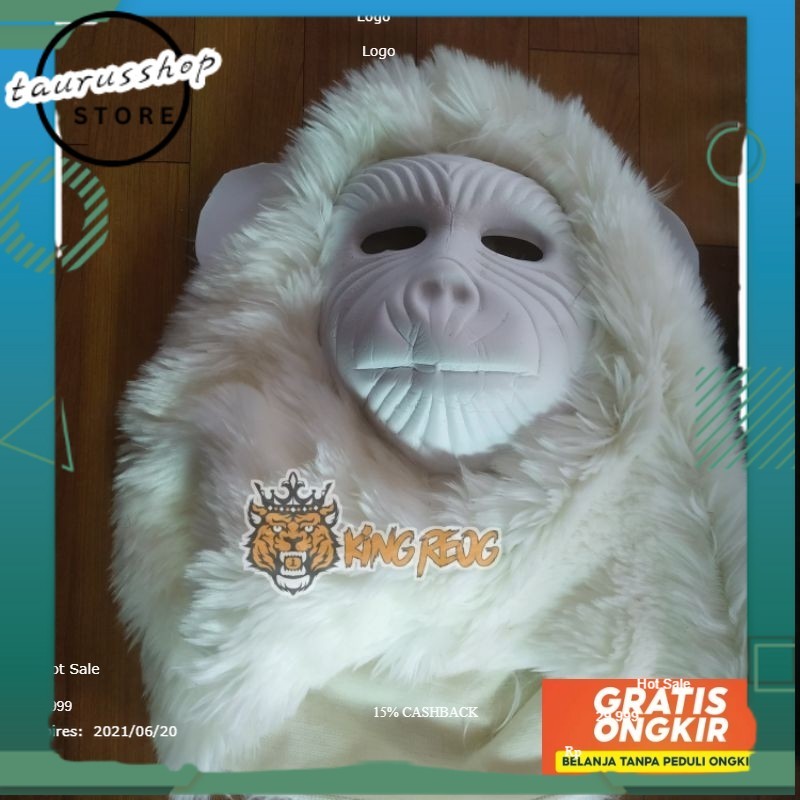 Topeng monyet/Topeng monyet murah/barongan/thek/topeng mainan