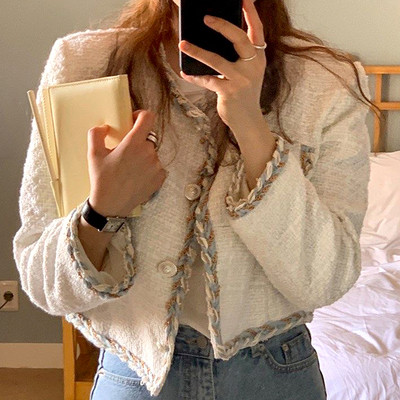 Jacket Wanita Terbaru Lengan Panjang Kekinian Import Gardigan Wanita Vintage Premium Korean Style Ja