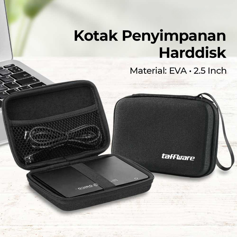 

Kotak Penyimpanan Harddisk 2.5 Inch Tas HDD EVA Case Lanyard powerbank DLL - COD