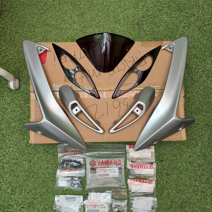 Garnis Visor Variasi Body Jupiter MX Lama Old Lengkap Baut Ori YGP