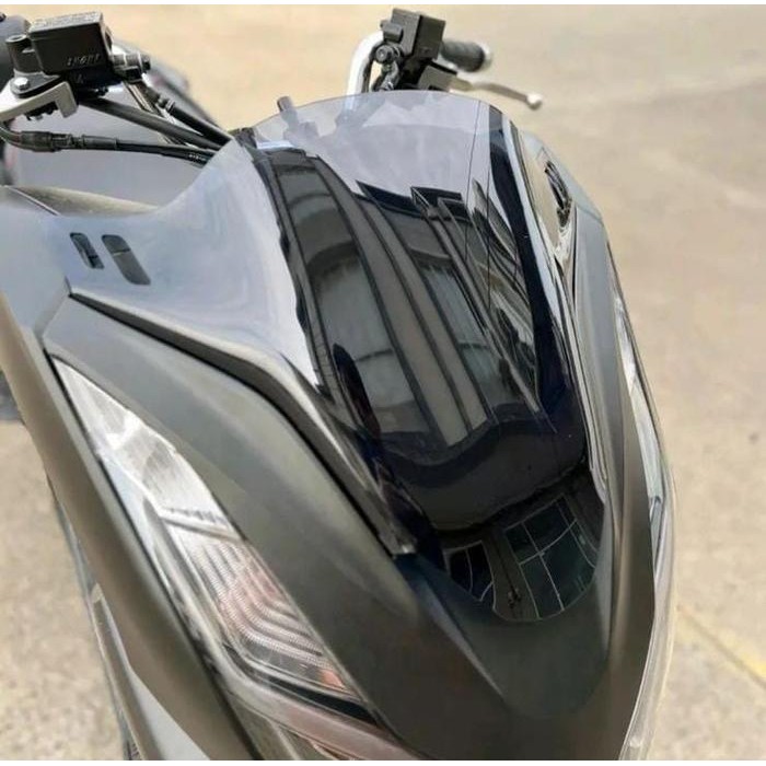 WindShield/Visor/Tameng Pcx 160 Thailand Ceper - 3 Mili, Hitam
