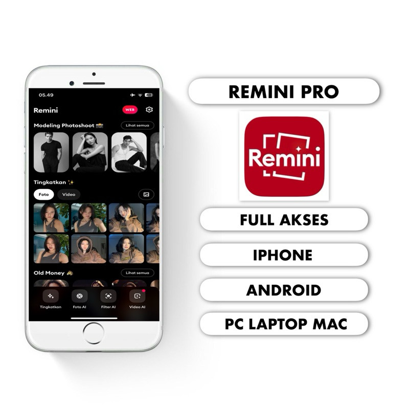REMINI APLIKASI | REMINI PRO | REMINI PREMIUM | BUKAN WEB