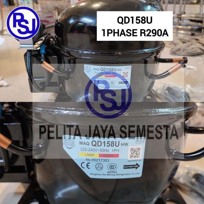 Kompresor Nihong QD158U / Compressor Kulkas QD158U / R290 / Nihong QD158U / Kompresor Freezer QD158U