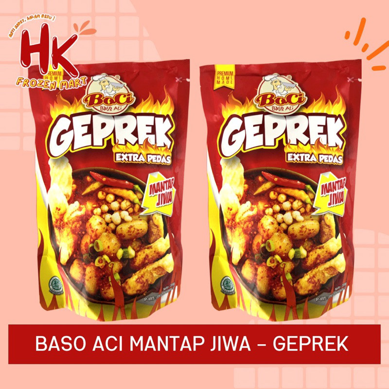 

Baso Aci Mantap Jiwa Geprek (Boci Seblak Suki Pedas Cuanki) Hk Frozen Mart