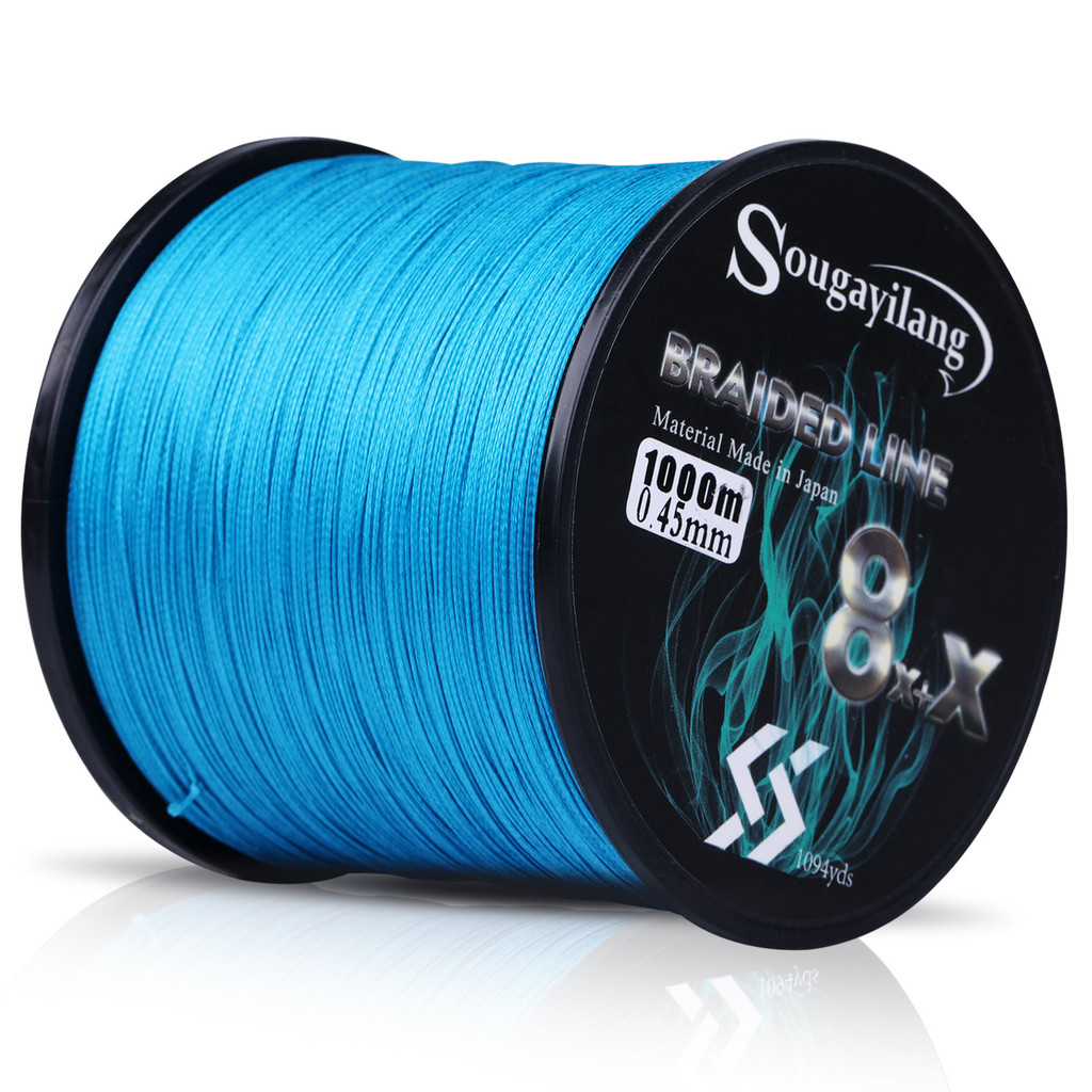 Sougayilang 9 Strands PE Fishing Line Raid Fishing Line 300M 500M 1000M Multifilament Fishing Wire C
