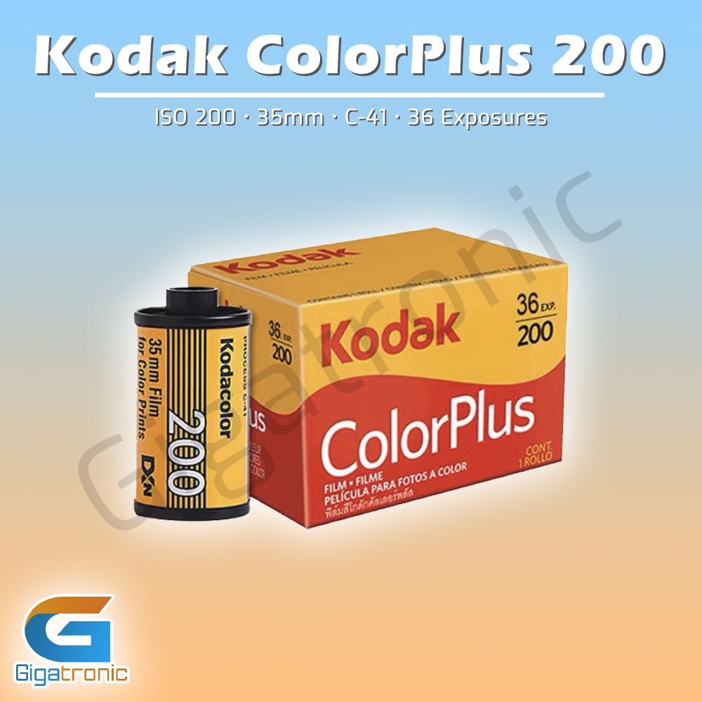 KODAK COLORPLUS / COLOR PLUS / KCP 35mm iso 200 - ROLL FILM