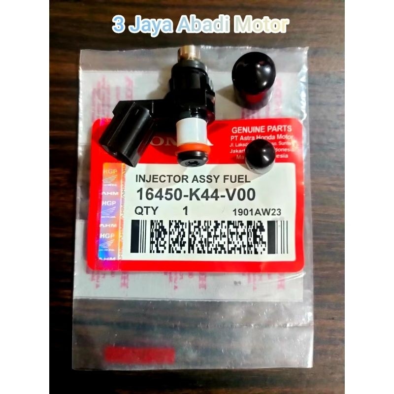INJEKTOR INJECTOR ASSY FUEL  HONDA (K44) BEAT FI BEAT POP BEAT DELUXE SPACY FI SCOOPY FI ORIGINAL EQ